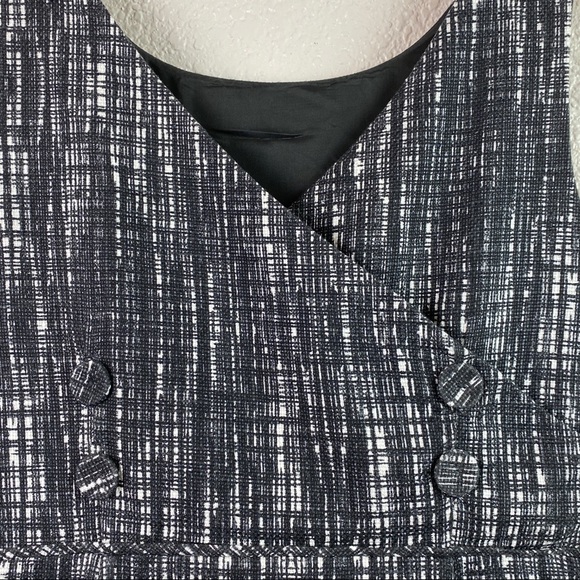 J. Crew Tweed Contessa Sheath Dress V-Back Pockets - Picture 6 of 6